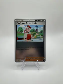 Pokemon Center Lady 123/132 Me01: Mega Evolution Reverse Holo - Image 1