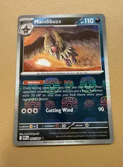 Mandibuzz 064/086 SV: White Flare Master Ball Pattern Pokemon TCG - Image 1