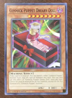 Gimmick Puppet Dreary Doll LED5-EN039 YuGiOh! Immortal Destiny 1st Edition NM x1 - Image 1