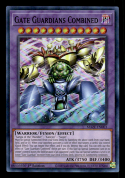 Gate Guardians Combined MAZE-EN003 Near Mint 1st Super YuGiOh Y - Image 1