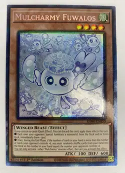 Yu-Gi-Oh Mulcharmy Fuwalos 1st Edition Prismatic Collector's Rare RA04-EN050 - Image 1