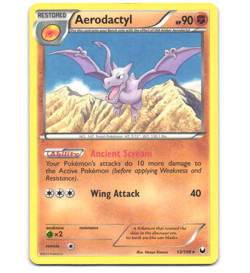 Pokemon 2012 Moderate Play Aerodactyl Dark Explorers Rare 53/108 Card - Image 1