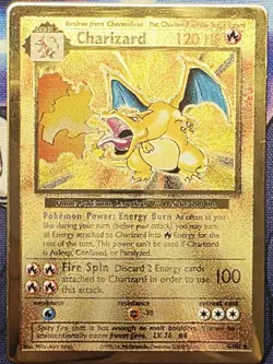 Pokemon Celebrations Charizard Gold Metal Card #4/102 UPC Promo (PLEASE READ) - Image 3