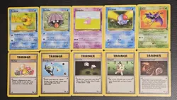 1999 Pokemon Fossil Incomplete Set of 30 Uncommon & Common Cards - LP/MP - Image 5