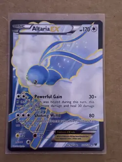 Pokemon TCG Altaria EX Full Art Ultra Rare Card 123/124 XY Fates Collide - Image 1