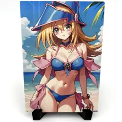 Yu-Gi-Oh! Dark Magician Girl Sexy Bikini Anime Waifu Girl Goddess Story Art Card - Image 1