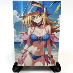 Yu-Gi-Oh! Dark Magician Girl Sexy Bikini Anime Waifu Girl Goddess Story Art Card - Image 2