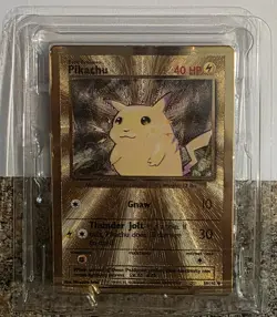 Pokemon TCG Celebrations Pikachu Gold Metal Card 58/102 UPC (PLEASE READ) - Image 1