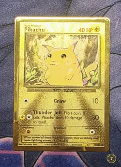 Pokemon TCG Celebrations Pikachu Gold Metal Card 58/102 UPC (PLEASE READ) - Image 3