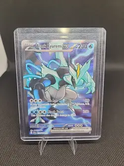 Pokemon TCG Black Kyurem EX Surging Sparks 218/191 Full Art Ultra Rare Holo Card - Image 1