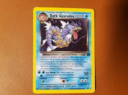 Dark Gyarados Holo Team Rocket 2000 Pokemon Card 8/82 Unlimited - Image 1