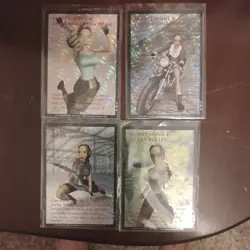 Tomb Raider CCG First Edition Foil Secret Move set of 4 cards 203-204-205-206 - Image 1