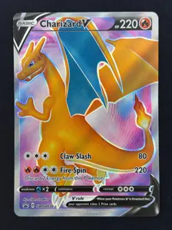 Charizard V SWSH050 - Black Star Promo - Very Lightly Played VLP Pokemon Card - Image 1
