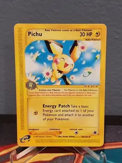 Pichu 58/165 Non Holo Rare Pokemon Card Expedition Base Set - Image 1