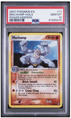 Pokemon PSA 10 GEM Mint Machamp 11/108 EX Power Keepers Holo Low Pop Card Rare - Image 1