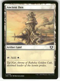 ANCIENT DEN #148 (COMMON) MTG COMMANDER: EDGE OF ETERNITIES - Image 1