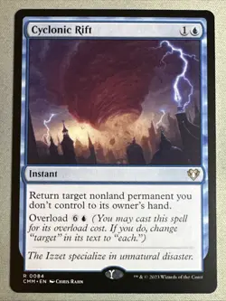 MTG / Cyclonic Rift / CMM / #84 / Regular / Rare / NM - Image 1