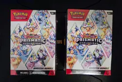 Lot of 2 Prismatic Evolutions Booster Bundle Pokemon Scarlet & Violet Sealed - Image 1