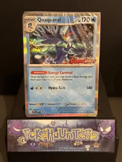 Pokemon Card Quaquaval SVP 005 STAMPED Black Star Promo Rare Sealed Near Mint - Image 1