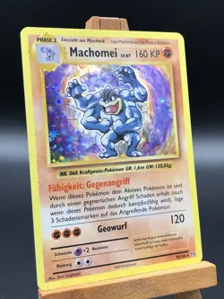 2016 Pokemon XY Evolution Machomei Holo Foil Deutsch German 59/108 NM-MT - Image 2
