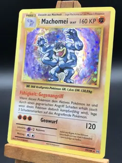 2016 Pokemon XY Evolution Machomei Holo Foil Deutsch German 59/108 NM-MT - Image 3