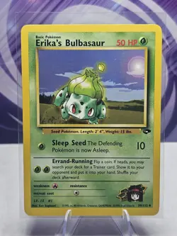 Erika's Bulbasaur Gym Heros 39/132 Pokemon TCG Vintage WOTC - Image 1