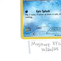 Magikarp XY143 Holo Black Star Promo 2016 Pokemon TCG Shiny LP - Image 3