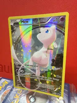 Mew Black Star Promo XY110 Full Art Holo Pokemon TCG - Image 3