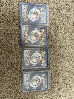 Vintage Pokemon Holo Lot (Alakazam/Mewtwo/Mr. Mime/1st Edition Machamp) LP/NM - Image 2