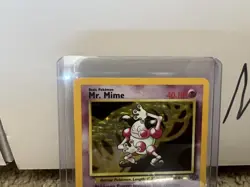 Vintage Pokemon Holo Lot (Alakazam/Mewtwo/Mr. Mime/1st Edition Machamp) LP/NM - Image 4