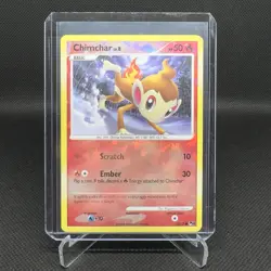 Pokemon Chimchar Cracked Ice Reverse Holo 12/17 POP Series DP 2008 | LP - Image 2