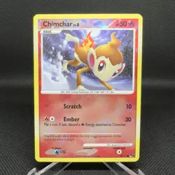 Pokemon Chimchar Cracked Ice Reverse Holo 12/17 POP Series DP 2008 | LP - Image 4