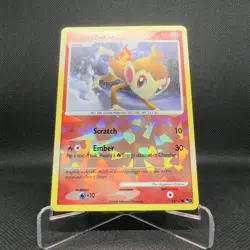 Pokemon Chimchar Cracked Ice Reverse Holo 12/17 POP Series DP 2008 | LP - Image 5