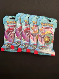 Pokemon Journey Together Sleeved Booster Pack (LOT OF 5) - Image 1