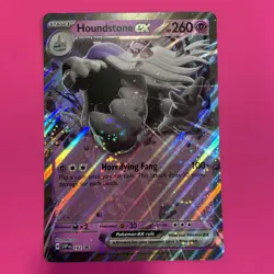 JUMBO Pokemon Scarlet & Violet Black Star Promo - SVP 162 Houndstone EX - Image 1