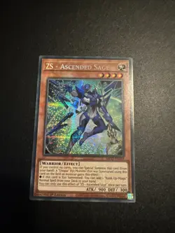 MP22-EN059 ZS - Ascended Sage : Prismatic Secret Rare Card : 1st Edition YuGiOh - Image 1