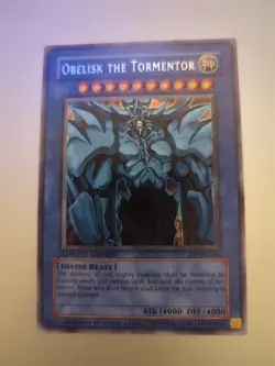 Yugioh Obelisk The Tormentor JMP-EN004 Secret Rare Limited - NM - Image 2