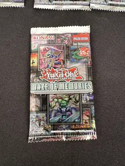 Konami YGO Booster Pack Maze of Memories 7 Booster Packs In Total. New - Image 2