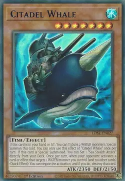 Citadel Whale (Green) - LDS1-EN027 - Ultra Rare - 1st Edition Yu-Gi-Oh! M/NM - Image 1