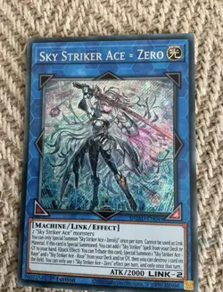 Yu-Gi-Oh! TCG Sky Striker Ace = Zero 1st Edition Secret Rare DUAD-EN049 - Image 1
