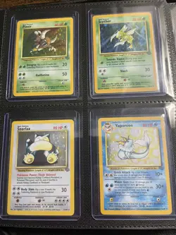 Pokemon Jungle Unlimited Complete Set 64/64 All Cards LP/NM Condition - Image 3