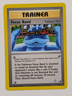 Focus Band - 86/111 - Rare Unlimited Neo Genesis - Pokemon Card - NM - Image 1