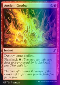FOIL Ancient Grudge #151 Time Spiral Remastered MTG Magic Card - NM/M PACK FRESH - Image 1