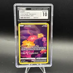 Comfey GG14/GG70 CGC GEM MINT 10-Crown Zenith SIR-Galarian Gallery Pokemon Card - Image 1