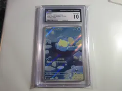CGC 10 Japanese Spheal Art Rare Super Electric Breaker Pokemon Card - Image 1