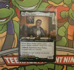 NYCC 2025 MTG Peter Parker / Amazing SPIDER-MAN PROMO Card Magic the Gathering - Image 2