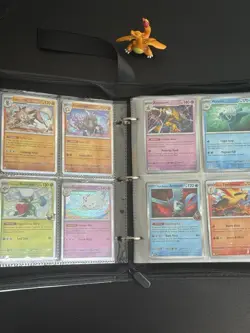 Pokemon Card Binder Full Of Holo & Reverse Holo & Promo Modern - Image 3
