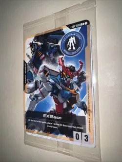 Gundam Card Game EX Base EXBP-003 THE GUNDAM BASE World Tour LONDON LTD Promo - Image 3