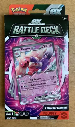 Pokemon TCG ex Battle Deck 2023 Tinkaton ex 60-Card Ready to Play Deck Sealed - Image 1