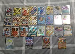Pokemon Card Lot Full Art Illustration Rare EX Mega Poke Balls - Image 1